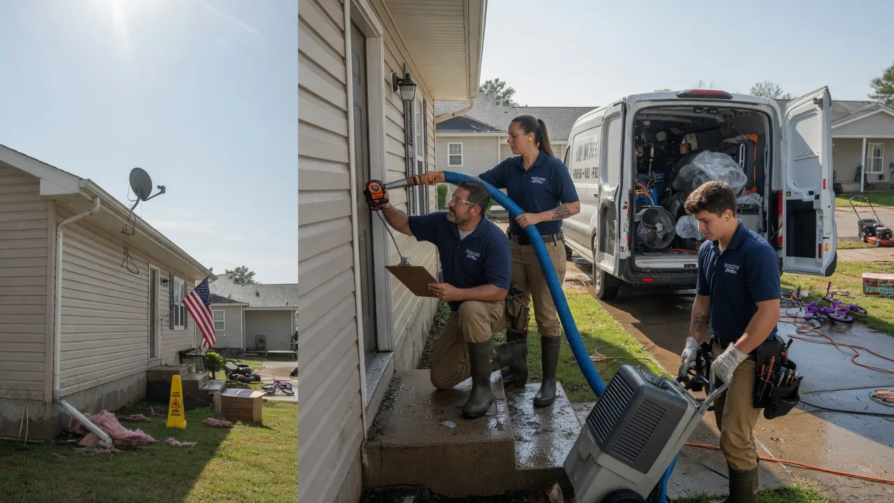 Ceiling Water Damage Restoration in Nabb, IN near me